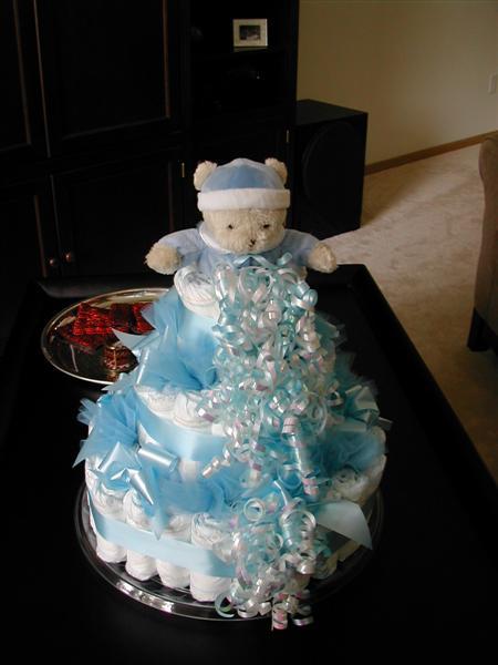 DSCN3866 (Medium) Diaper Cake from my mom.